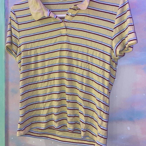 Garage striped cropped tee - Picture 2 of 2